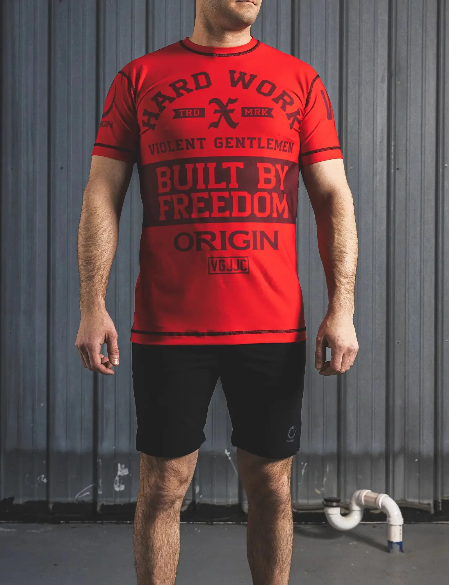 VGHC HARD LESSONS SS COMFORT FIT RASHGUARD