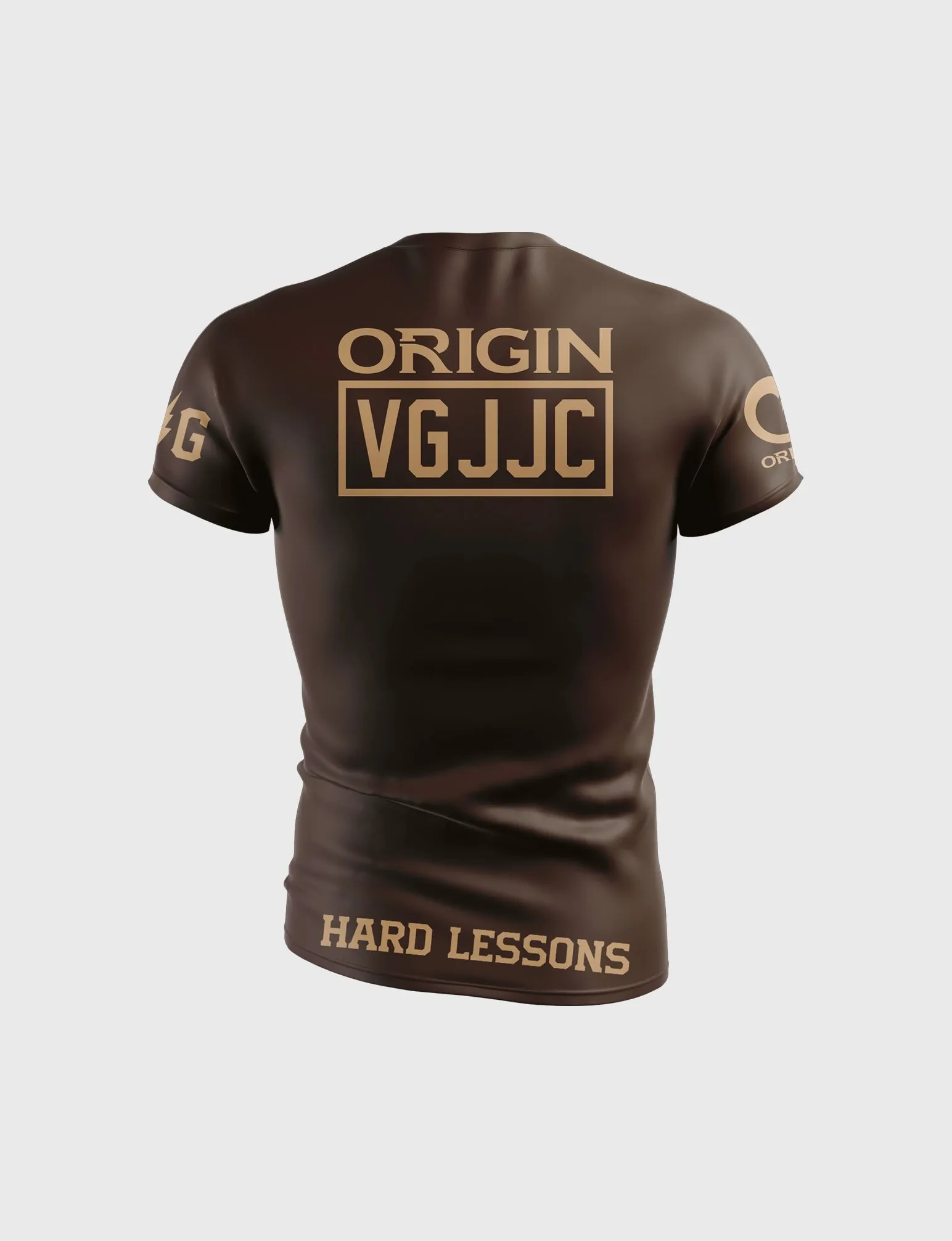 VGHC HARD LESSONS SS COMFORT FIT RASHGUARD