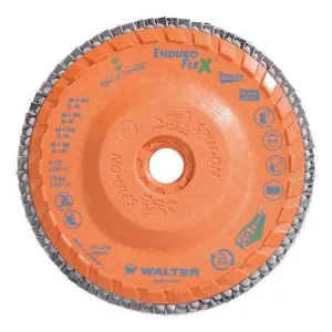 Walter ENDURO-FLEX Stainless™ Blending Disc 4-1/2" x 5/8"-11 GR: 80 06F458 - Pack/10