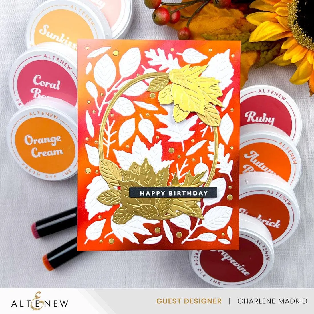 Warm & Cozy Fresh Dye Ink Mini Cube & Reinker Bundle